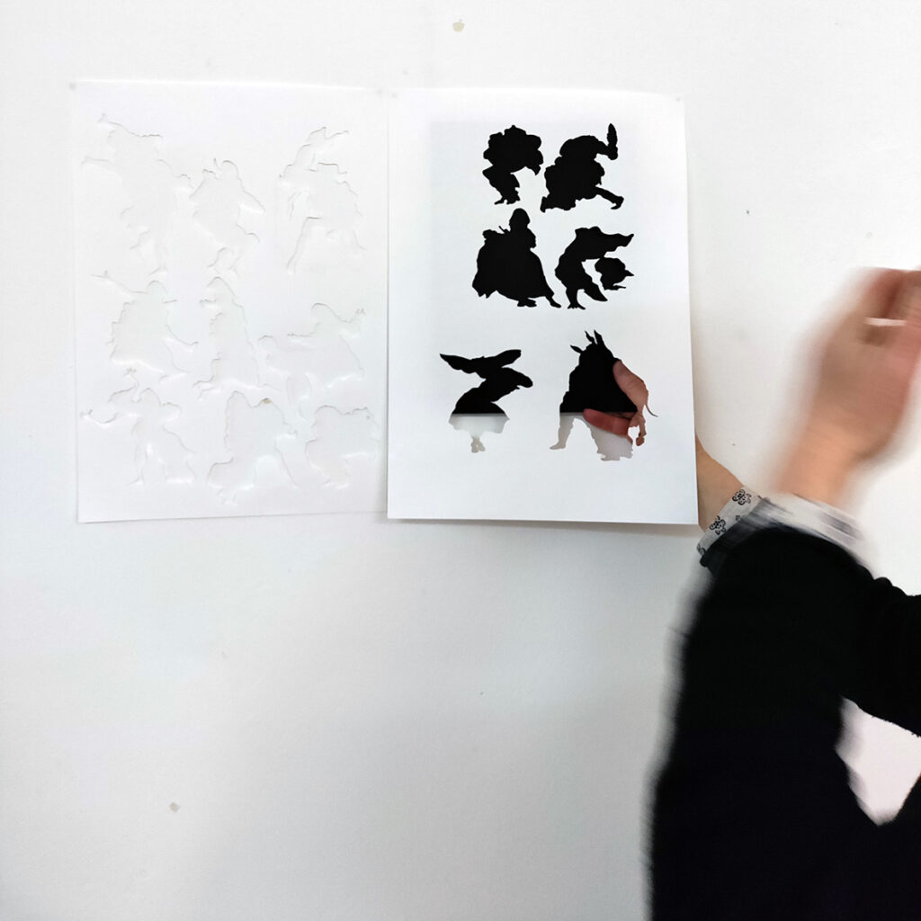 Jenni Tietze Cutouts für Animation Kekiprojekt